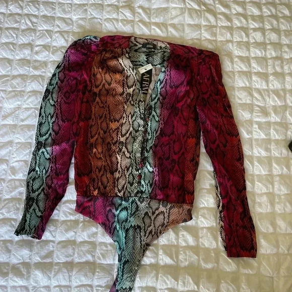 AFRM snake print bodysuit - Picture 5 of 11